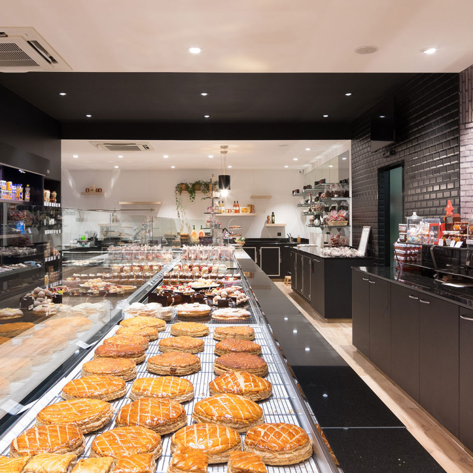 Boulangerie Vienne bakkerij toonbank inrichting integral
